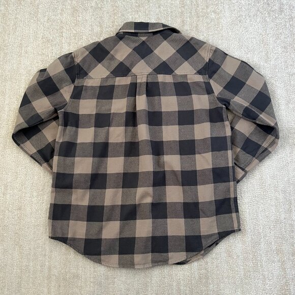 Aritzia Wilfred Free Sail Long Sleeve Button Up Flannel Shirt Top S - Picture 4 of 10
